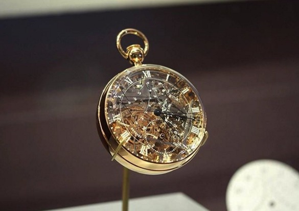 Este é o relógio de bolso mais caro do mundo. Ele foi desenhado por Maria Antonieta e possui mais de 823 peças, levando 4 anos para ser finalizado