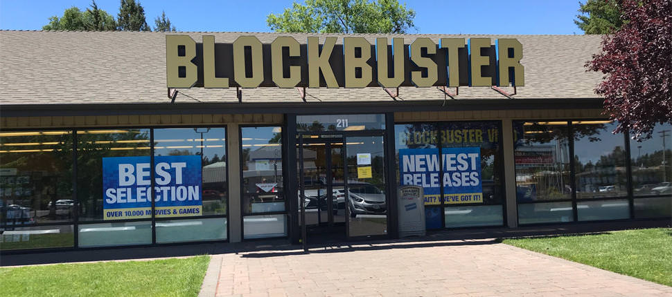 Esta é oficialmente a última locadora Blockbuster dos Estados Unidos. Fica em Bend, Oregon