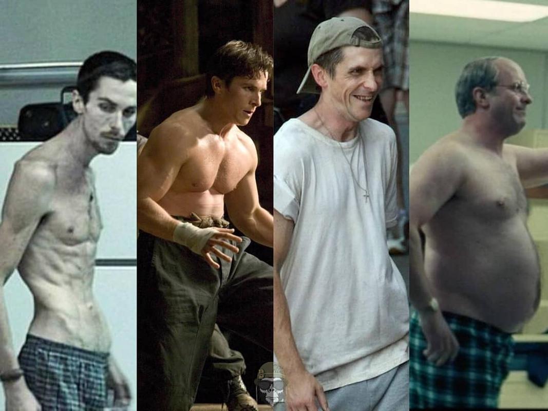 As incríveis transformações do corpo de Christian Bale