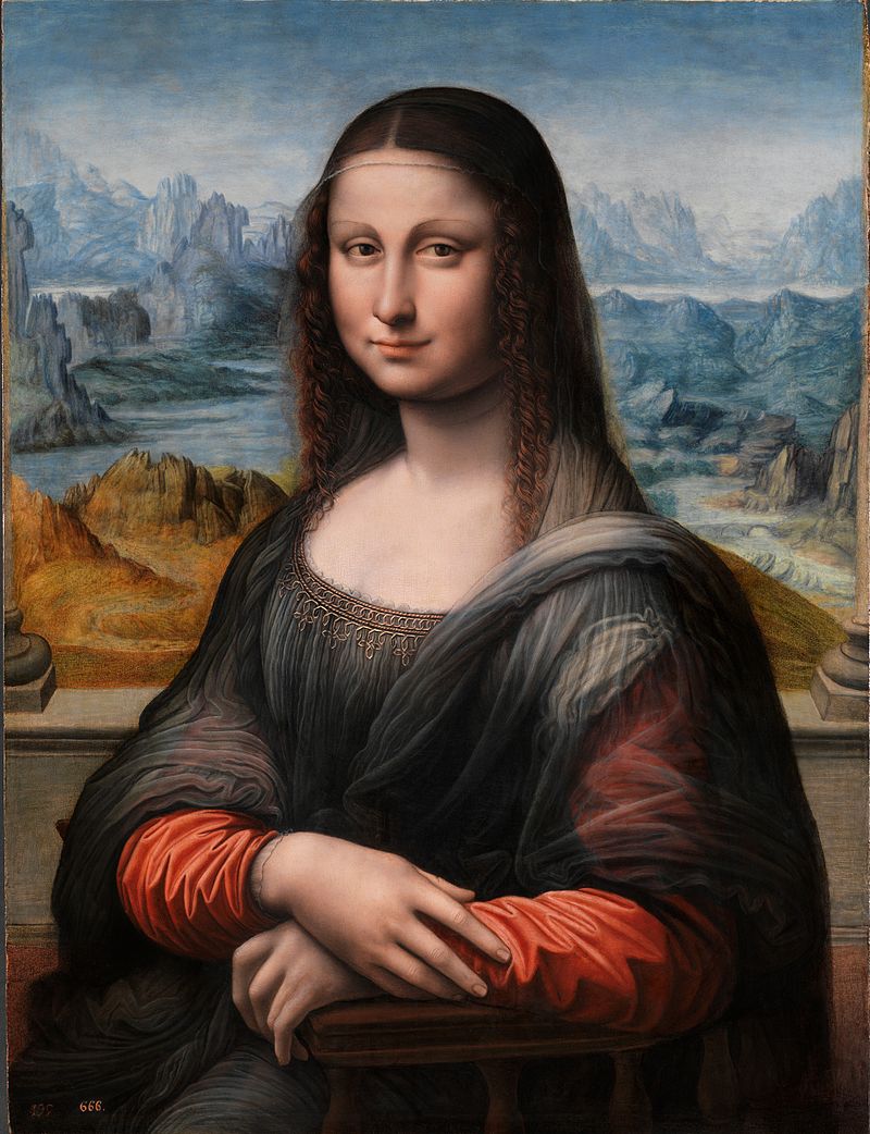 Todo mundo conhece a Mona Lisa de Leonardo Da Vinci, mas a maioria das pessoas não sabe que ele não foi o único a pintá-la. Um dos seus alunos também retratou a mesma mulher pintada por Da Vinci, mais jovem e com o rosto mais fresco, mas com a mesma pose e o mesmo sorriso enigmático, porém em melhores condições que a pintura famosa. Atualmente ela está exposta no Museu do Prado, em Madrid