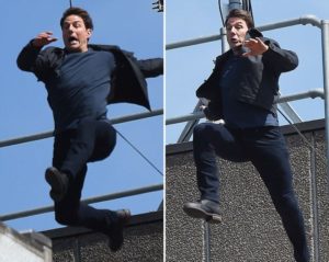Sem dublê, Tom Cruise fratura o tornozelo durante filmagem; veja a cena