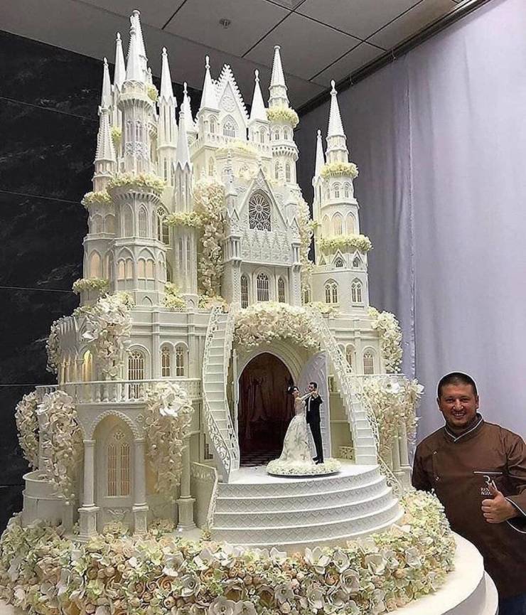 Apenas um simples bolo de casamento