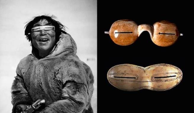 Óculos de sol que remonta os tempos pré-históricos e possivelmente foram muito úteis para dias ensolarados
