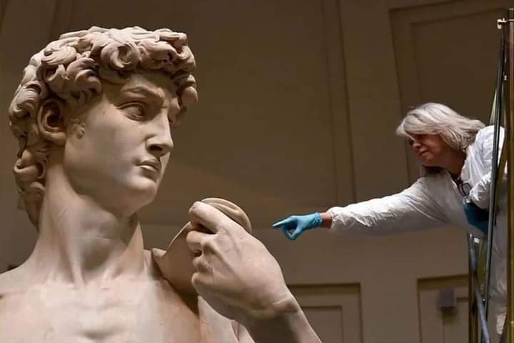 Esta é a verdadeira escala da escultura do David de Michelangelo