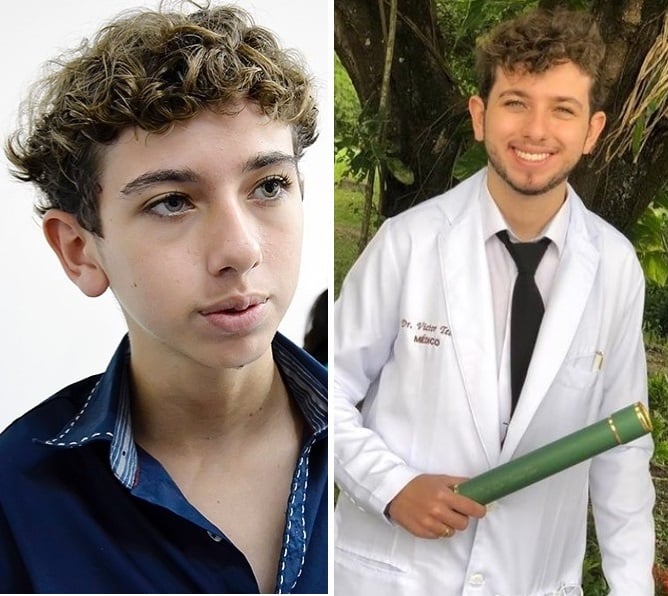 Este é João Victor Menezes Teles. Aos 20 anos, ele se tornou o mais jovem médico do Brasil. Ele entrou para a faculdade de medicina aos 14 anos, sem ao menos ter concluído o ensino médio. Na ocasião, precisou de uma decisão judicial para autorizar sua proficiência educacional e, assim, entrar para a faculdade