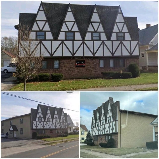 Casa com fachada fake em Ohio