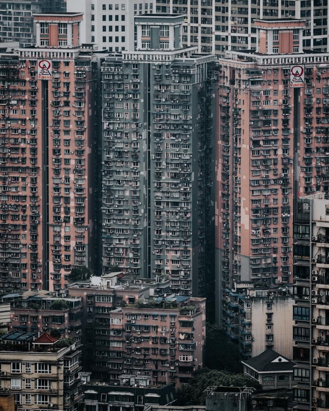 Densidade de Chongqing, China
