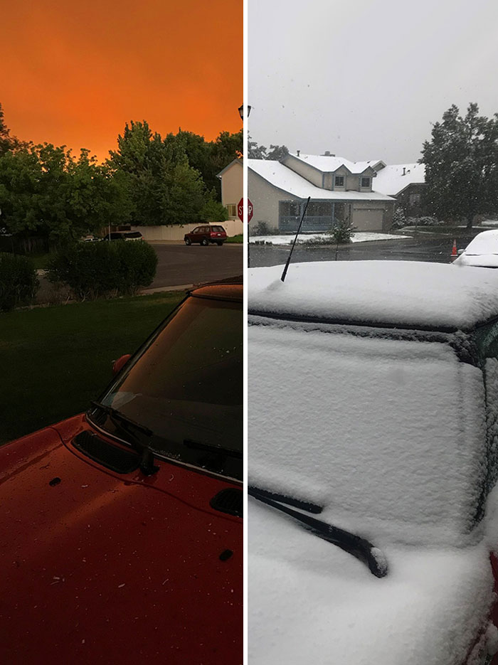 Diferença de um dia em Fort Collins - Colorado