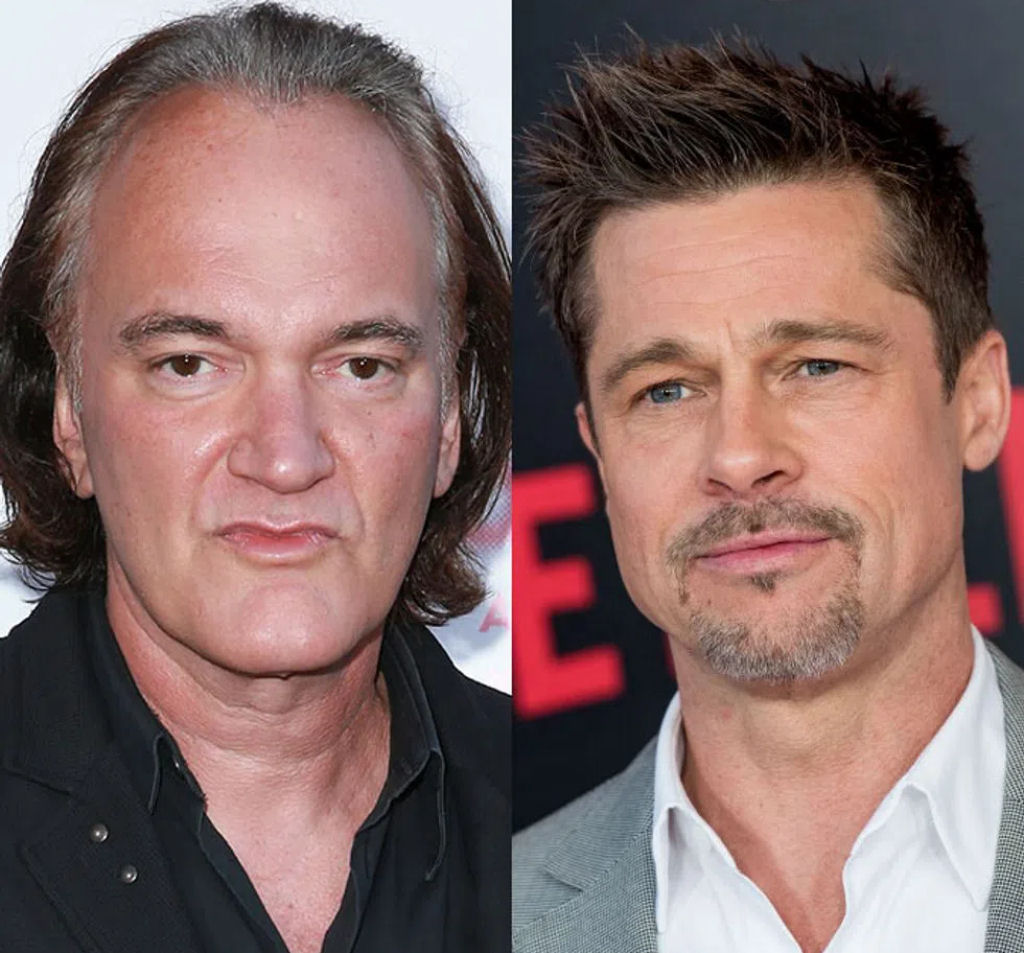 Tarantino e Brad Pitt, nascidos em 1963