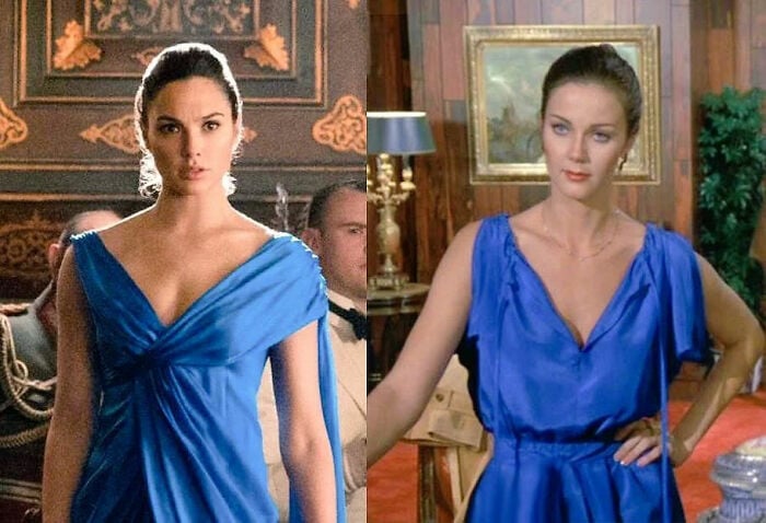 O vestido azul de 