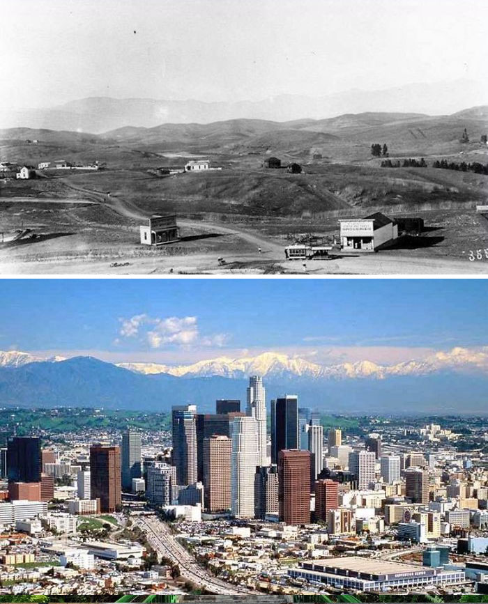 Início de Los Angeles em comparação com a mesma em 2001