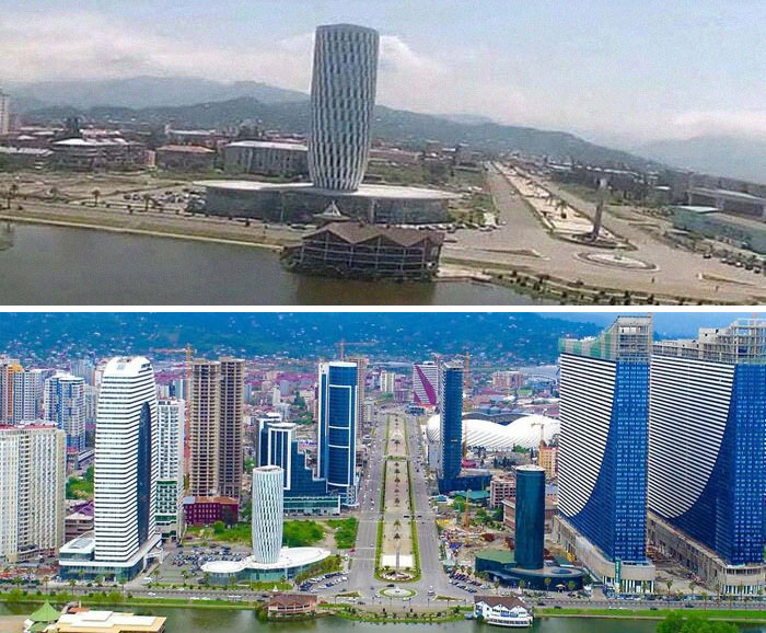 O desenvolvimento desta cidade na Geórgia