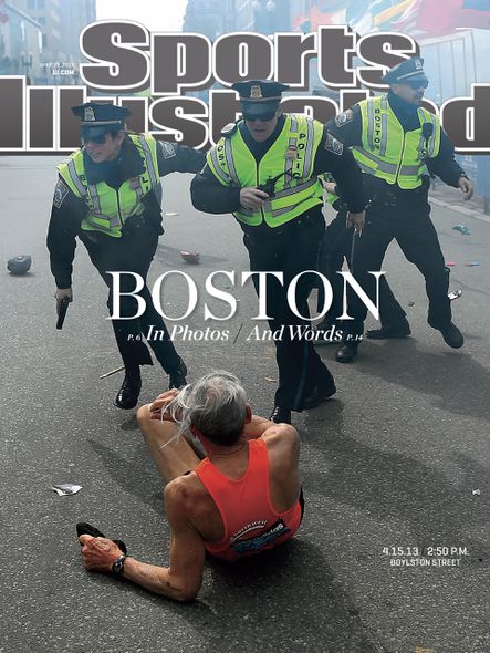 Em abril de 2013, a revista Sports Illustred reportou assim o atentado na Maratona de Boston. Na ocasião, o crime aconteceu apenas algumas horas antes do fechamento da revista, causando grande correria entre os editores e repórteres.
