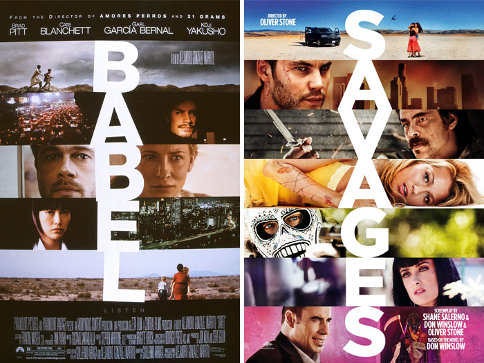 Babel (2006) vs. Savages (2012)