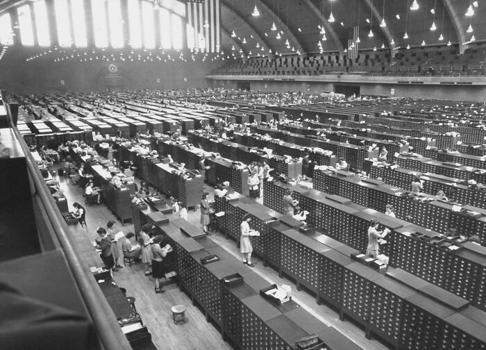 Arquivos de impressão digital do FBI em 1944