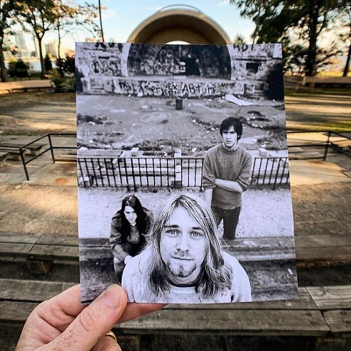 Nirvana no East River Park Amphitheatre 1989. Tirada por Steve Double
