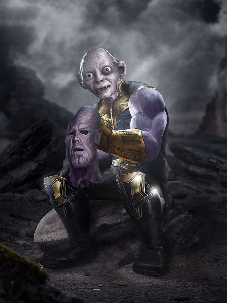 Thanos e Gollum